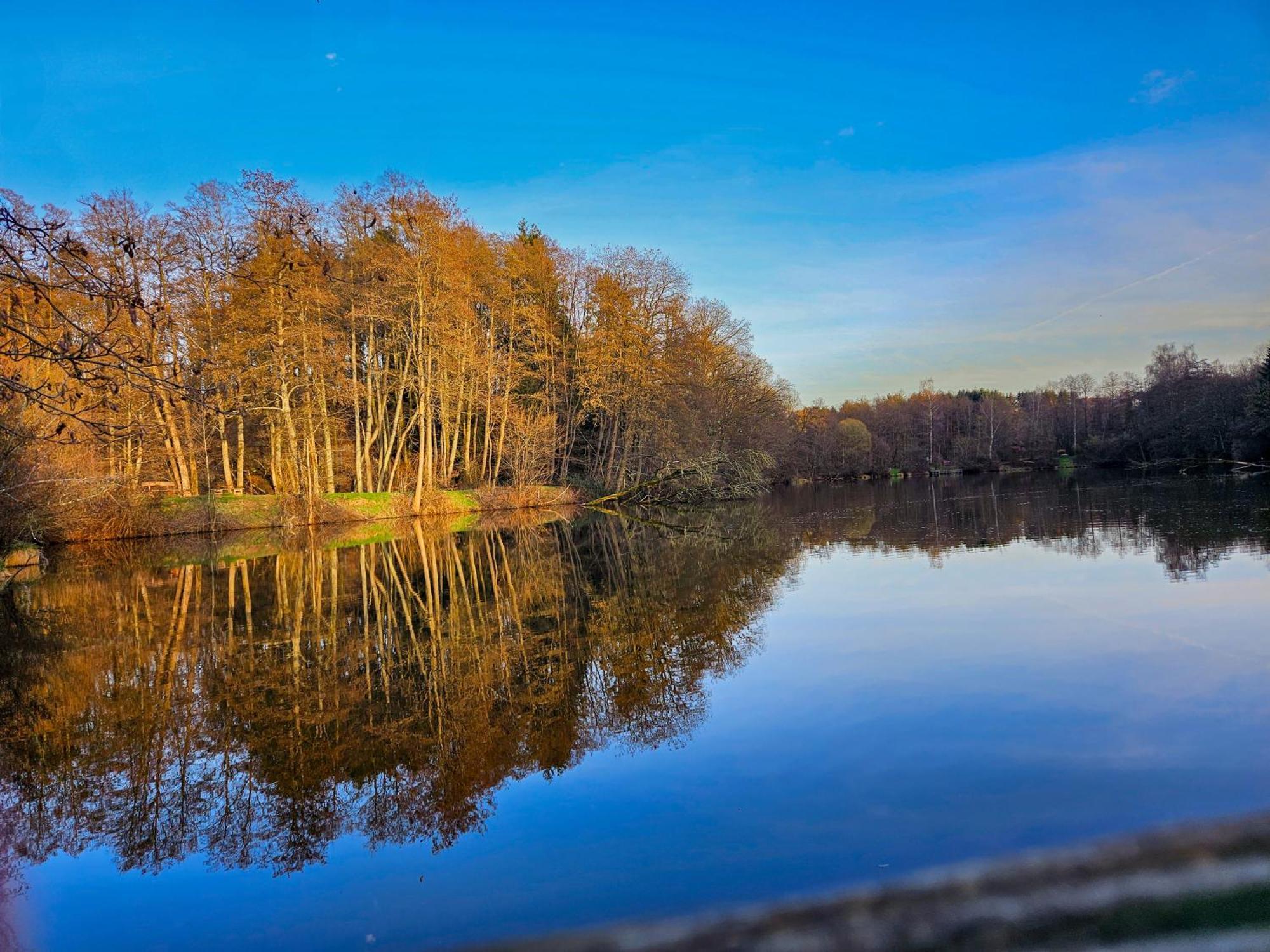 Fewo-Engelgrundweiher Schmelz Bagian luar foto